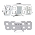 3D LED Digital Alarm Clock, 7" Large Display Alarm Clocks for Bedrooms, with 3 Adjustable Brightness Levels Desk Alarm Clock for Home Office. 