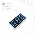 0.56" 3 Digit 7 Segment LED (Blue, Common Cathode). 