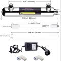 6 Watt UV Lamp Set #  For RO Water Purification System. UV မီးချောင်း အစုံလိုက် ၁စုံစာ #  ရေသန့်စက် ယူဗီ မီးချောင်း. 