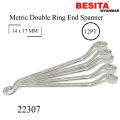 14x17 MM Metric Double Ring End Spanner (BESITA). 