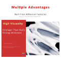 Furniture No Drill Super Glue Superglue Bathroom Hardware Strong Adhesive Wall Mount Sealant Fix ပရိဘောဂ နှင့် သံကပ်ကော်. 