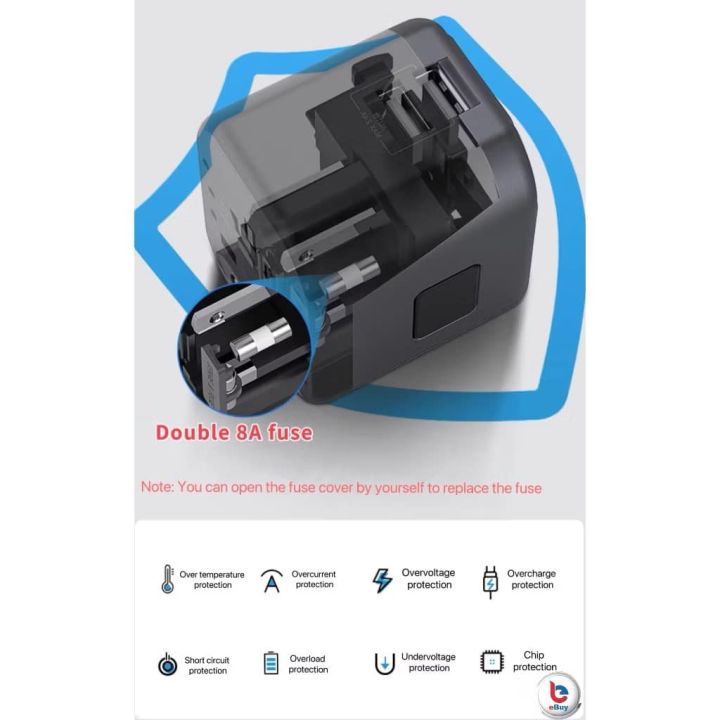 Philips%20World%20Travel%20224%20Countries%20Universal%20Adapter;%20Conversion%20Plug,%20Global%20Universal,%20British%20standard%20European%20Asian%20standard%20plug%20converter,%20universal%20socket;%20travel%20adapter%20+%203%20in%201%20charger%20(free%20gift)%20-%20Image%208
