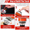 ⛽Lighter Gas Refill Adapter🔄ဂတ်စ်ဖြည့်နော်ဇယ်ပိုက်(3PCS)🔥. 