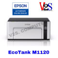 (Preorder) Printer Epson EcoTank Monochrome M1120 Wi-Fi Ink Tank Printer with genuine ink ready to use, 4-year warranty. 