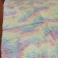 Rainbow color design fur carpet (4'x6' & 6'x6.5') သက်တန့်ဒီဇိုင်းမွှေနုကော်ဇော. 