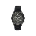 (Preorder) EMPORIO ARMANI Men's Watch Model AR5889 Classic Men's Black Sportivo - Black အမျိုးသားလက်ပတ်နာရီ. 