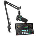 (Preorder) MAONO AME2 New Sound Card Set, Condenser Microphone Set, Audio Interface Mixer, for Senior Players in Live Performance, Recording, Voice Dubbing Tiktok. 