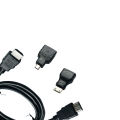 HDMI cable three-in-one mini hdmi adapter micro hdmi adapter 3IN1 high-definition Full HD HDMI cable. 