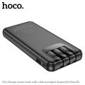 Hoco J114 Charger power bank with cable and digital display(10000mAh). 