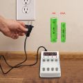 AA/AAA charger  AA/AAA 4 slots Batter-y Charger AA/AAA Ni-cd Fast Charging Rechargeable Smart US / EU Plug For 1.2V Batteries Charging. 