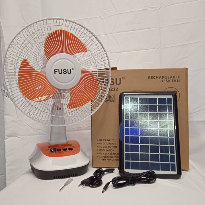 FUSU Rechargeable Desk Fan