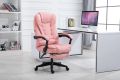 Demine Mart Gaming Office Boss Chair PU Leather Massage Chair With Footrest Computer Armchair 360° Rotatable Lift Chair. 