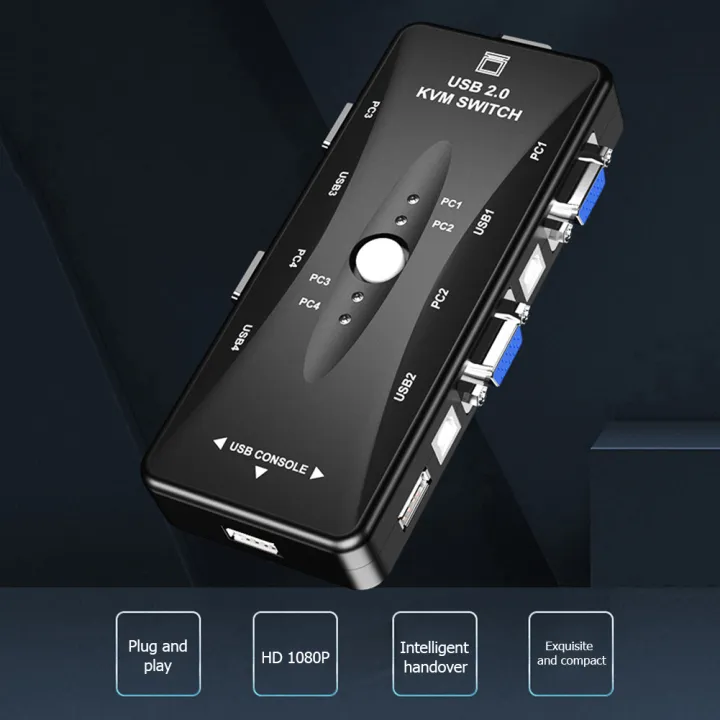 USB%20KVM%20Switcher%204%20Port%20VGA%20SVGA%20Switch%20Splitter%201920*1440%20VGA%20Video%20Switch%20For%20USB%20device%20Keyboard%20Mouse%20Monitor%20Adapter%20-%20Image%205