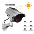 Fa*e Security Camera,Simulation Dummy Hemisphere Dome Camera,Wireless Surveillance System Realistic Look Indoor Waterproof with Flashing Red LED.... 