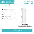 (Preorder) TP-Link CPE210 Outdoor Access Point (2.4GHz 300Mbps 9dBi Outdoor CPE). 