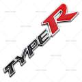 Type R Logo Sticker. 