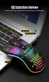 DIVIPARD OP-50 colorful luminous RGB mouse business office aggravated 4D lightweight mouse. 