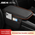 (Preorder)Car Hand Storage Box Heightening Pad Car Center Armrest Cover Car Accessories Leather Multi-purpose Storage Bag. 