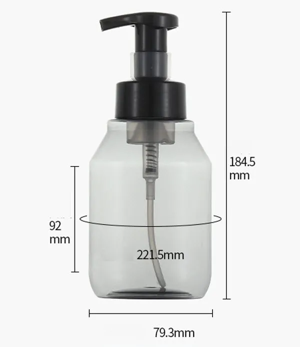 Foam%20Hand%20Soap%20Dispenser%20250ml,%20Liquid%20Foaming%20Pump%20PET%20Plastic%20for%20Bathroom%20Kitchen%20Toilet%20-%20Image%203