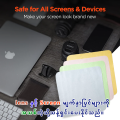 Premium Microfiber Cleaning/Polishing Cloth for Mobile Screen, Camera Lenses, Tablets, Monitors, Sunglasses and Other Glass Materials  မျက်နှာပြင် သန့်ရှင်းရေး အဝတ်. 