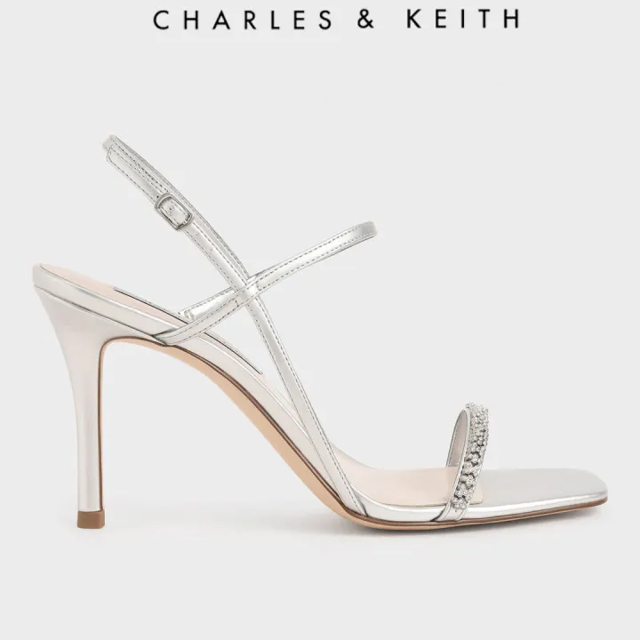 %5BCharles%20&%20Keith%5D%20Singapore%20Preorder%20Textured%20Gem-Embellished%20Strappy%20Sandals/%20Fashion%20/%20Women%20/%20Shoes%20/Heeled%20Sandals%20-%20Image%202