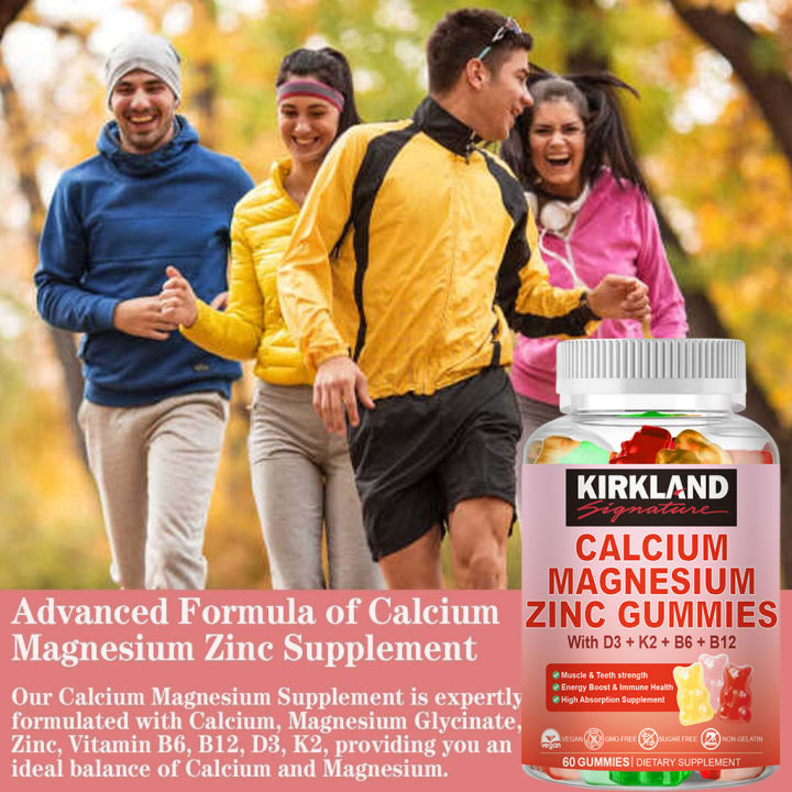 (Preorder)KIRKLAND%20Calcium%20Magnesium%20Zinc%20Gummies%20-%20Helps%20Strengthen%20Bones%20and%20Teeth,%20Muscles,%20and%20Immunity%20-%20Image%202