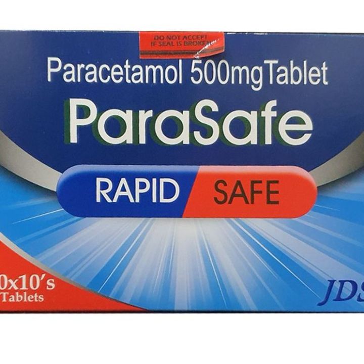 ParaSafe 500mg Tabletကိုယ်ပူကျ အကိုက်အခဲ ပျောက်ဆေး