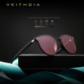 (Preorder) Veithdia Photochromic Polarized Sunglasses For Women 8520 အမျိုးသမီး နေကာမျက်မှန်. 