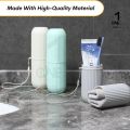Portable Toothbrush Case, Tongue Cleaner Holder Case for Travelling, Outdoor, Use to Storage & Carry Case Storage Box. 