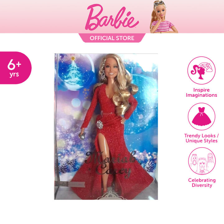 (Preorder)Barbie Signature Mariah Carey Doll Barbie Signature Holiday Mariah Carey Doll HJX17 ကလေးကစားစရာအရုပ်
