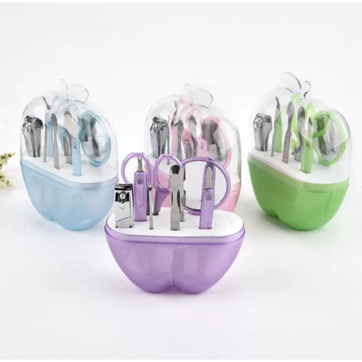 Apple nail clippers 8 pcs of carbon steel nail clippers set