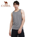 (Preorder) Camel Men's Tank Top, Summer Quick Dry Running Vest အမျိုးသားဝတ်စွပ်ကျယ်အင်္ကျီ. 