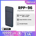 Remax - RPP-96 Lango Series 10000mAh Power Bank. 