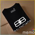 Balenciaga logo unisex Printing T-shirt. 