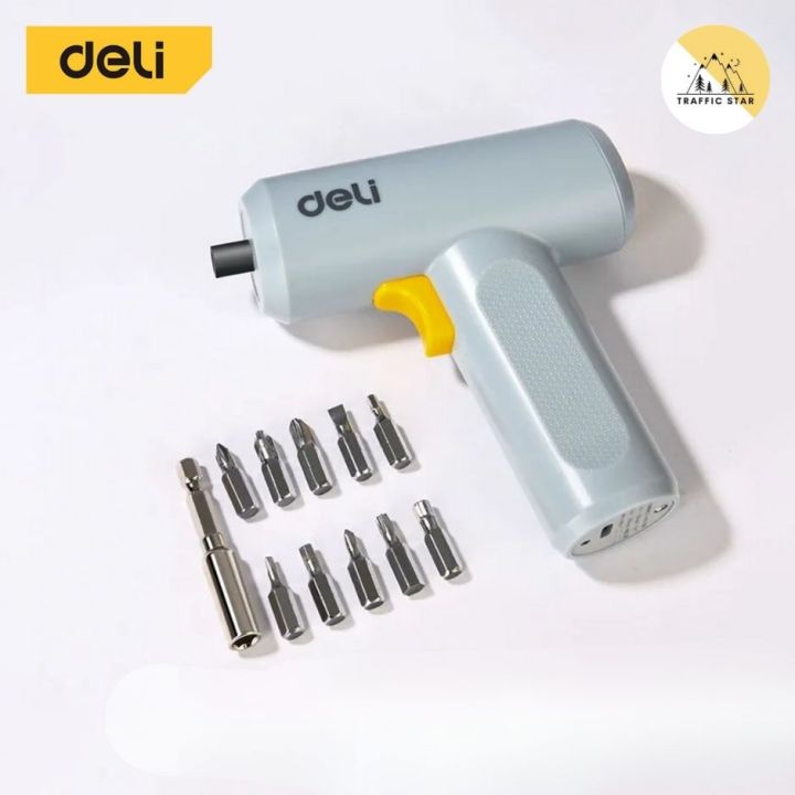 Deli%20screwdriver%20drill,%20screwdriver%20with%2010%20drill%20bits,%20has%20LED%20lights,%20lightweight,%20adjustable%20speed%20-%20Image%209