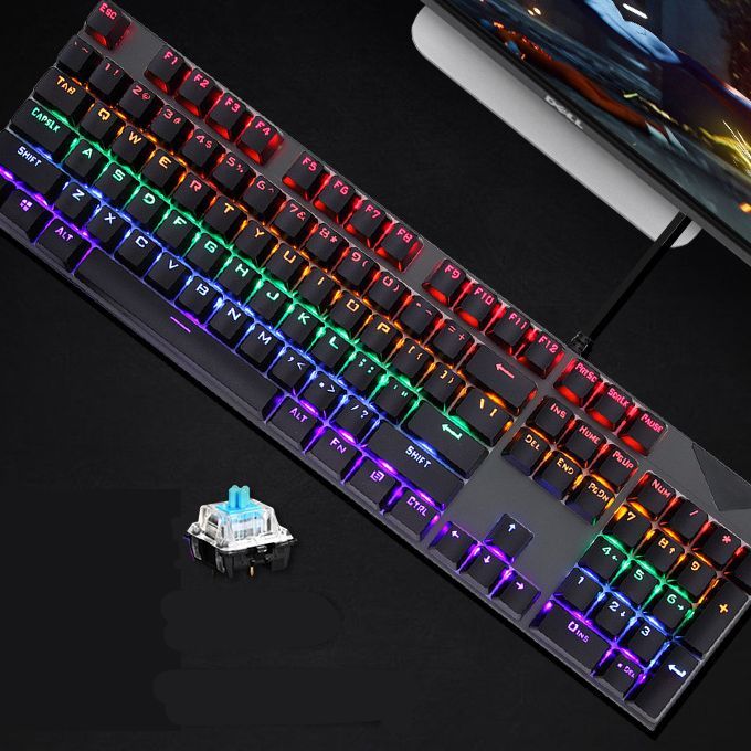 iBis_ Mechanical Keyboard K68 Milang MK808 Gaming RGB LED Programmed