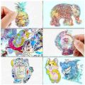 Inkjet Waterproof Vinyl Sticker | Rainbow Holographic Laser Pattern | White Matte | Comparable to Vinyl Inkjet | A4 Size Full Sheet Label | Inkjet Printers. 