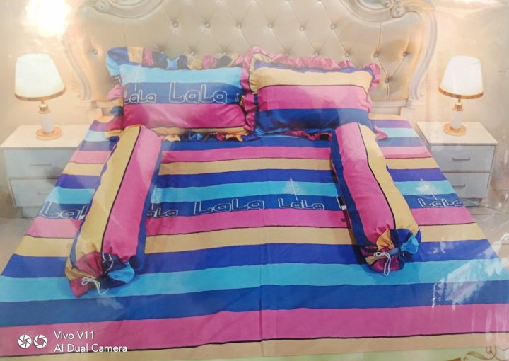 Leona%20king%20size%20bed%20sheet%205pcs%20fitted%20-%20Image%204