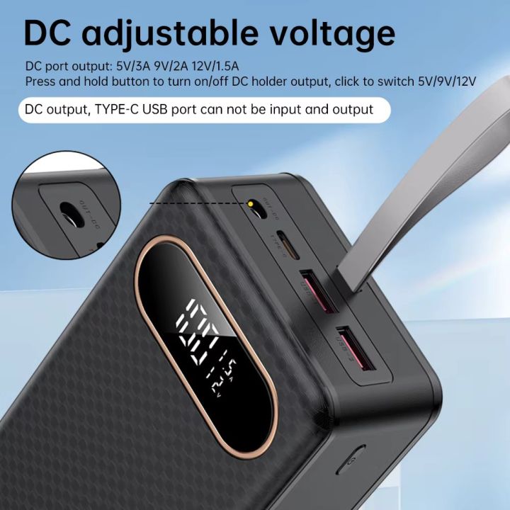 21PCS%2018650%20Battery%20Box%20DIY%20Mobile%20Power%20Case%20Solderless%2022.5W%20Fast%20Charging%20DC/USB/Type-C%20Output%20With%20LED%20Light%20(ESS%20Gadgets)%20-%20Image%205