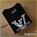 LV logo unisex Printing T-shirt. 
