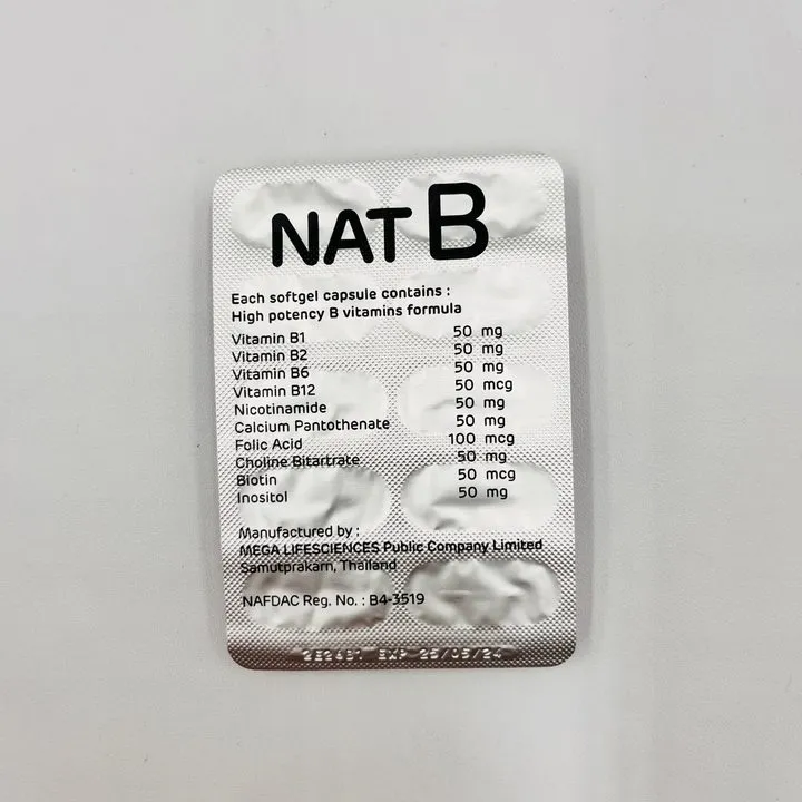 NAT%20B%20(1x10's)%20High%20Potency%20B%20Vitamins%20Formula%20-%20Image%203