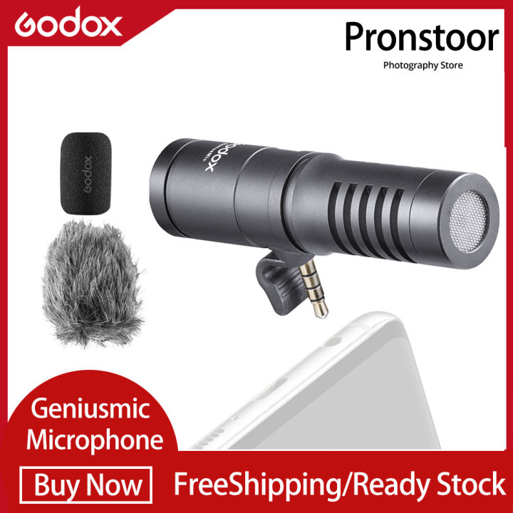 (Preorder) Godox Geniusmic Directional Microphone, 3.5mm Microphone UC ...