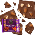 Marini Malaysia Fruit And Nut Chocolate 100g အသီးခြောက်များနှင့်အစေ့အဆံများပါဝင်သောနို့ချောကလက်. 
