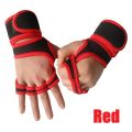 Half-Finger Gloves With Wrist Support/Weight Lifting Hand Gloves. 