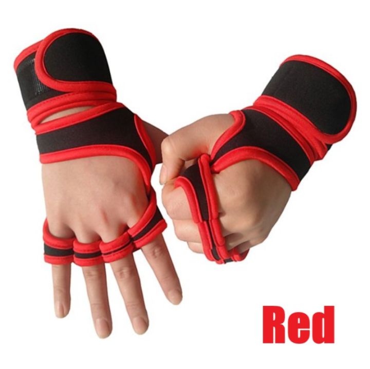 Half-Finger%20Gloves%20With%20Wrist%20Support/Weight%20Lifting%20Hand%20Gloves%20-%20Image%2010