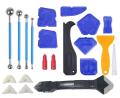 22Pcs Caulking Tools Kit Silicone Sealant Finishing Tool Grout Scraper. 