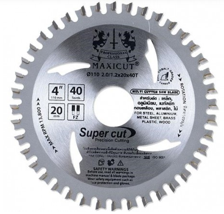Multicutter Circular Saw Blade Super Cut(4"*40T)