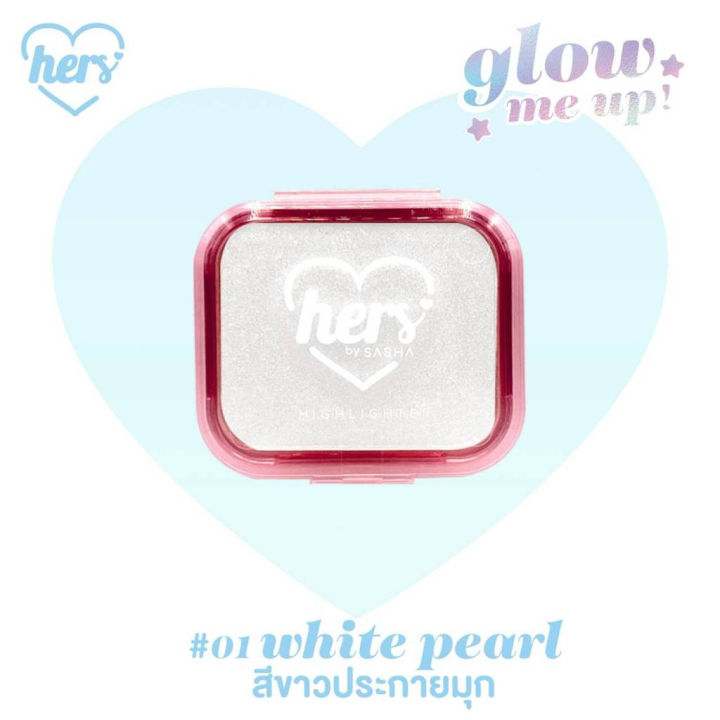 (Preorder)Sasha%20Hers%20Me%20up%20Highlight%20Highlighter%20That%20Adds%20Shine%20to%20the%20Face.%20with%20Shimmer%20Texture%20Sparkling%20Glitter%20-%20Image%202