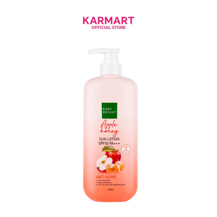 BABY BRIGHT  APPLE HONEY BODY LOTION 450ML