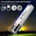 Led Power Bank Function Outdoor Flashlight 18650 Battery Replaceable Flashlight Usb Powerful Charging Battery Light. 